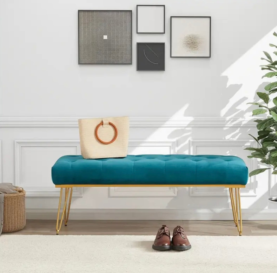 Azure & gold bench