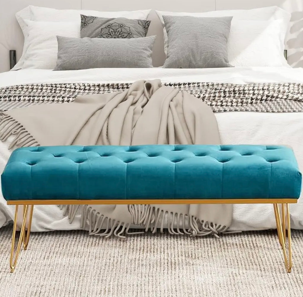 Azure & gold bench