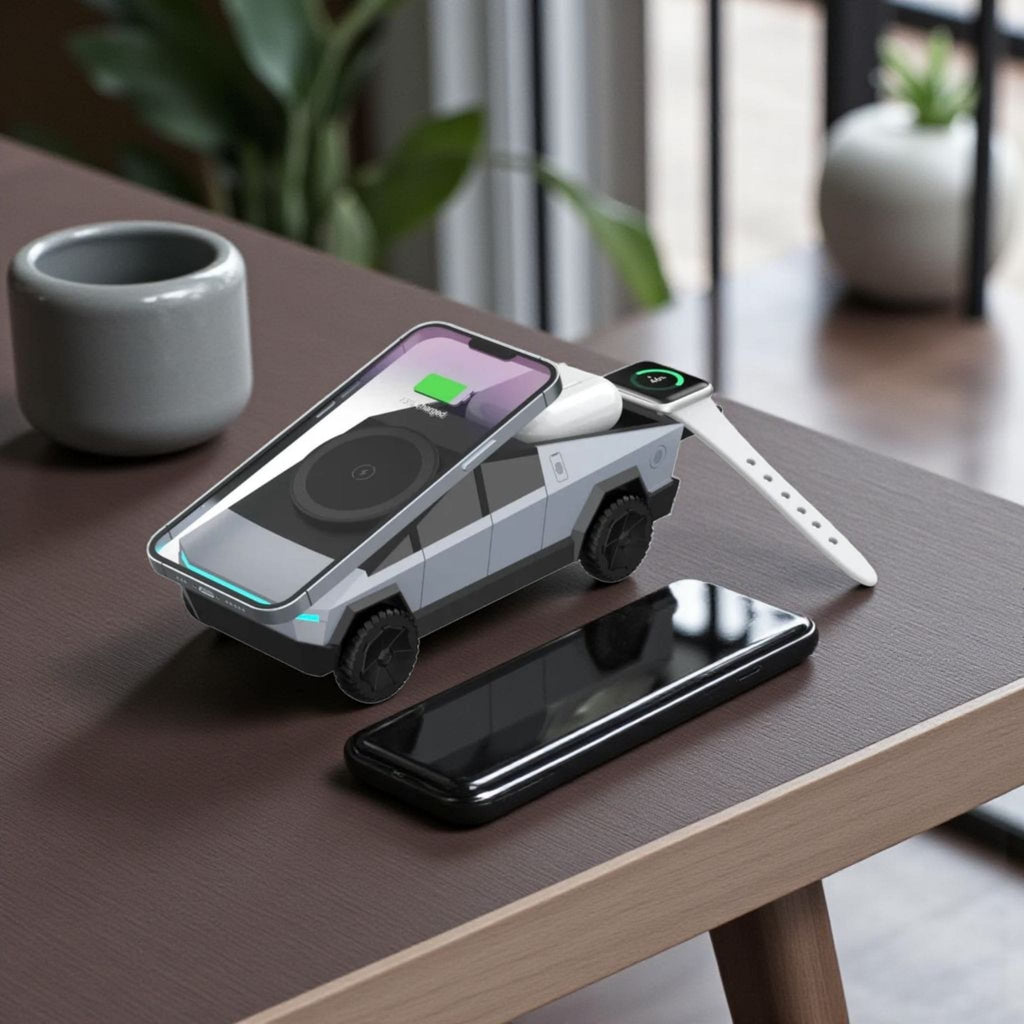 Tesla - Wireless Charger 3 in 1