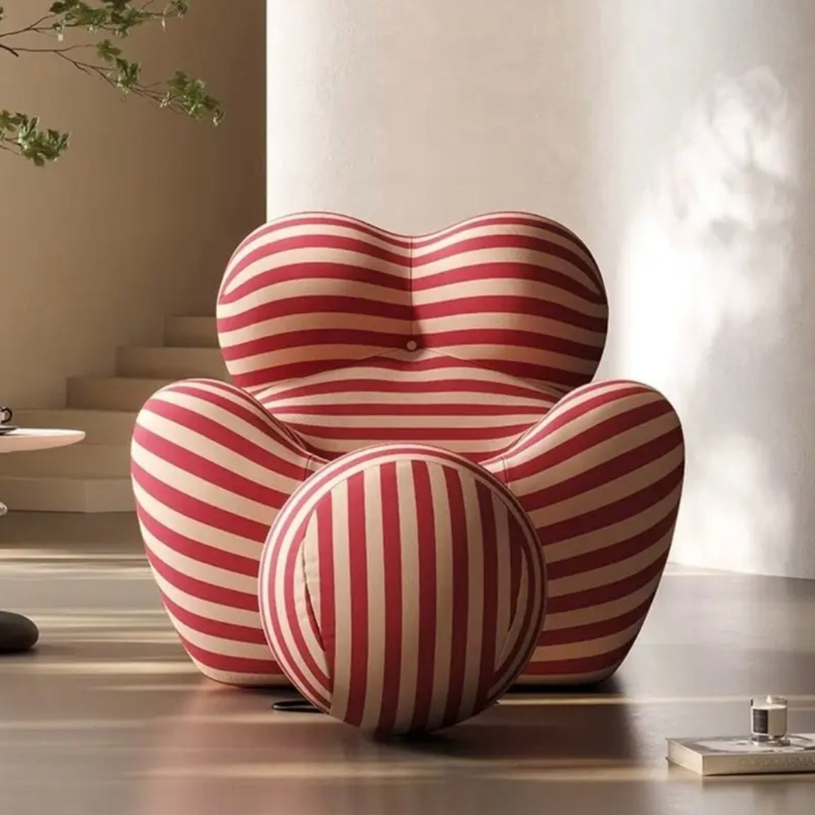 Modern sofa & pouf