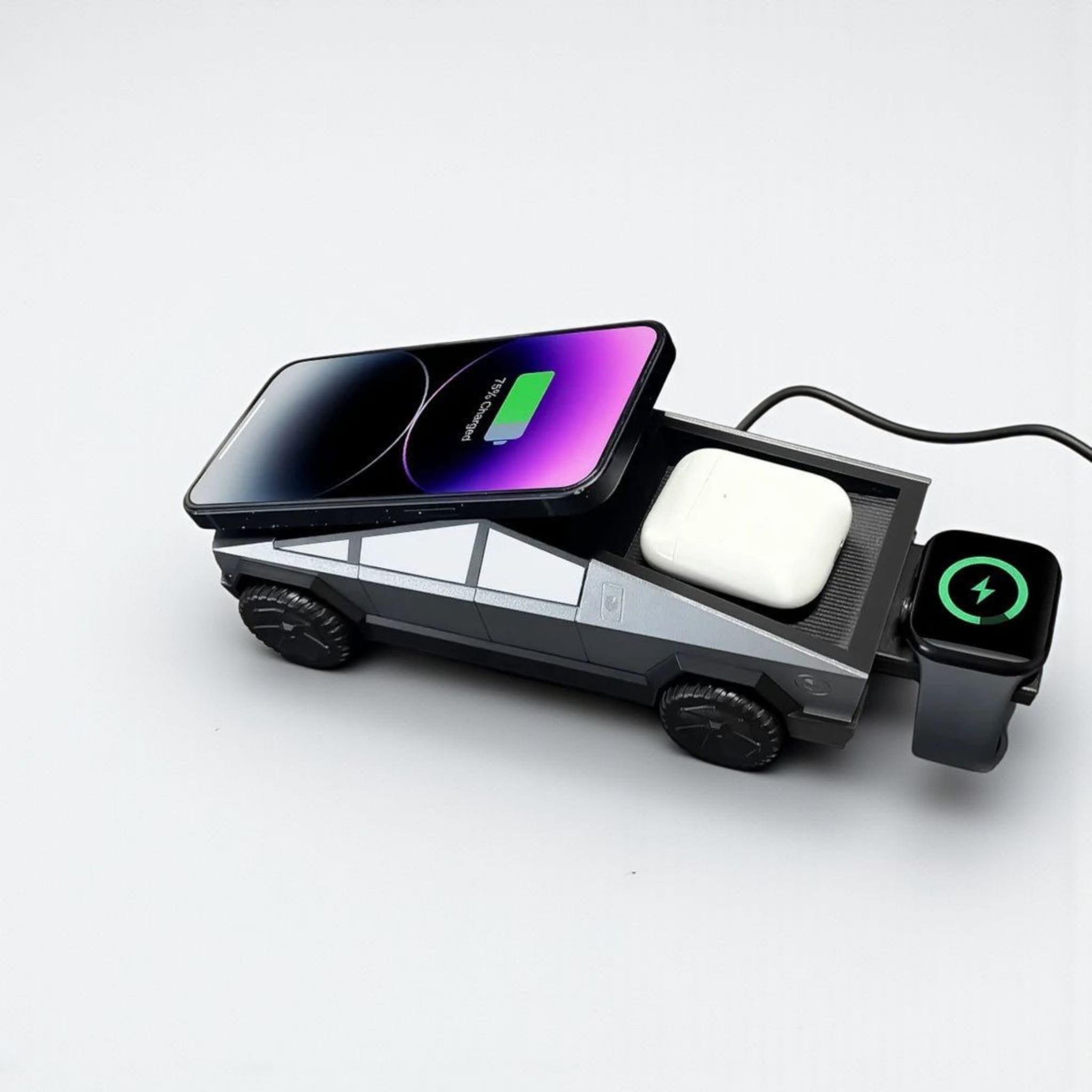 Tesla - Wireless Charger 3 in 1