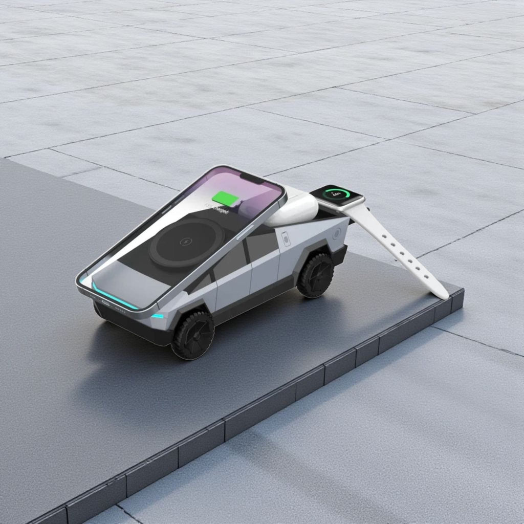 Tesla - Wireless Charger 3 in 1