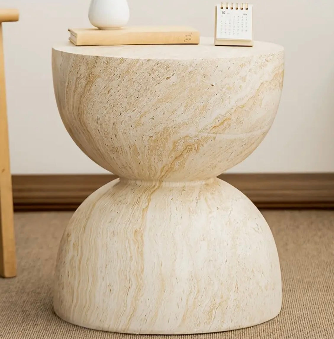 Marble Bear table