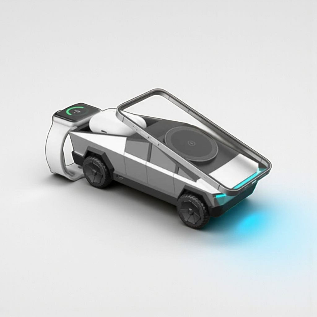 Tesla - Wireless Charger 3 in 1