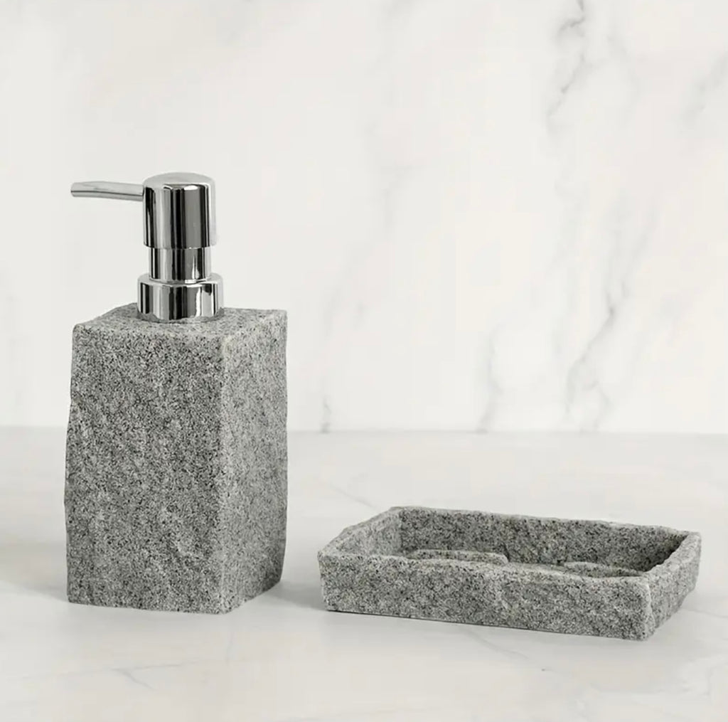 Luxury Stone Bathroom Accessories Set