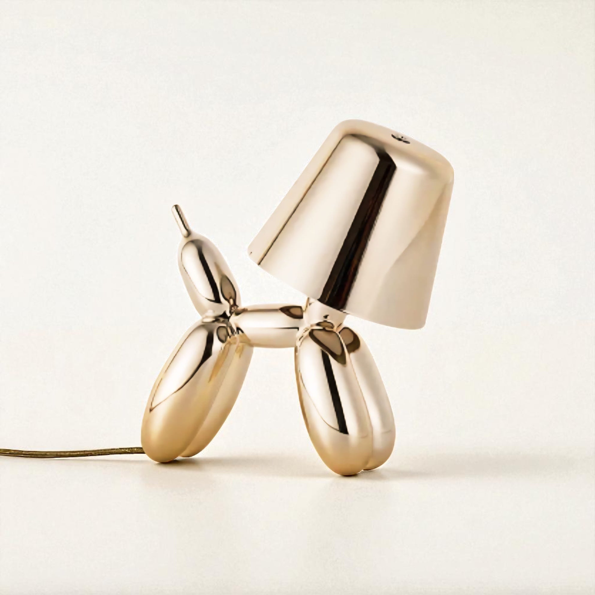 Liminal Dog: Lamp (silver & gold)