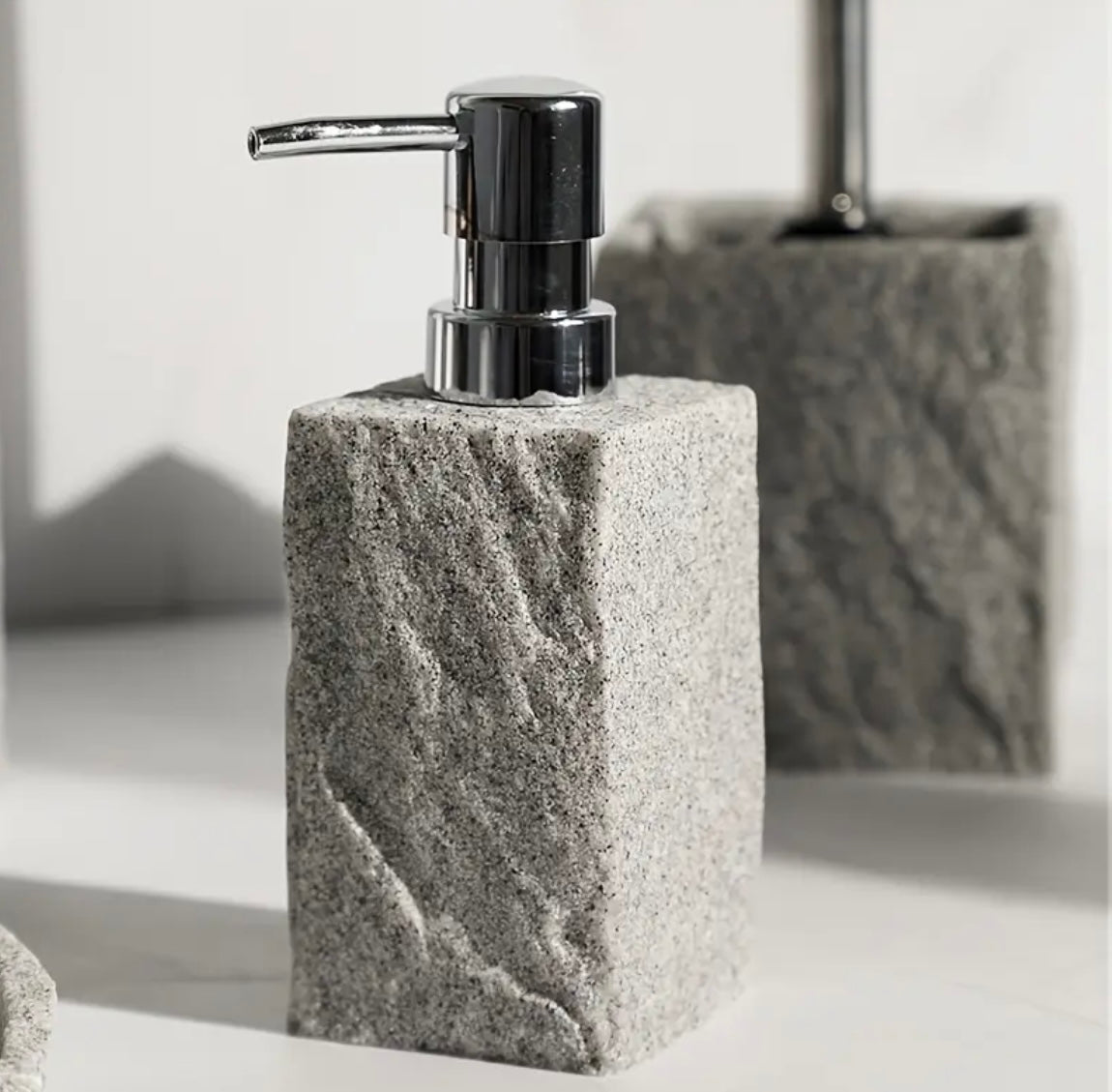 Luxury Stone Bathroom Accessories Set